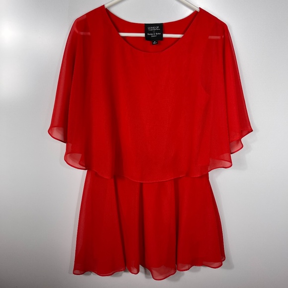 Romeo & Juliet Couture Dresses & Skirts - Romeo &‎ Juliet Couture Flowing Red Dress Sz Medium